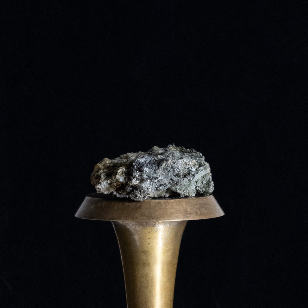Kwarc z chlorytem, epidotem i pirytem — Beludżystan, Pakistan