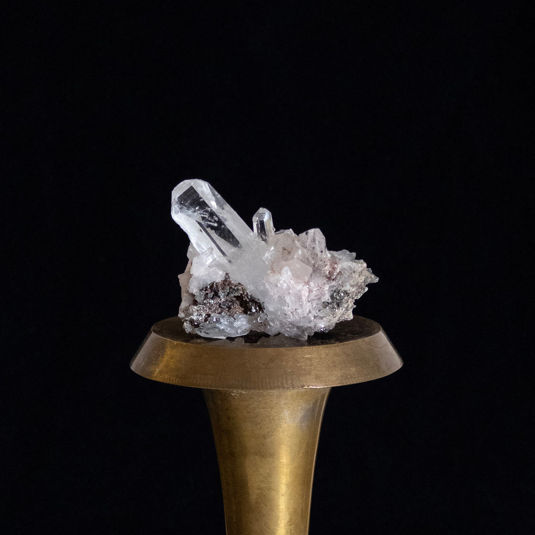 Pink Faden Quartz on Matrix - Peñas Blancas, Colombia