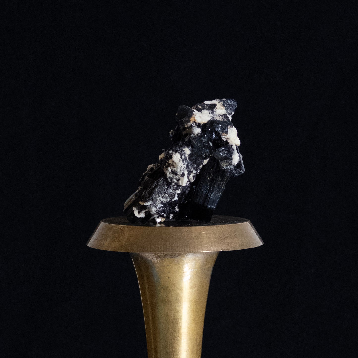 Black Tourmaline on Quartz Matrix - Skardu, Pakistan