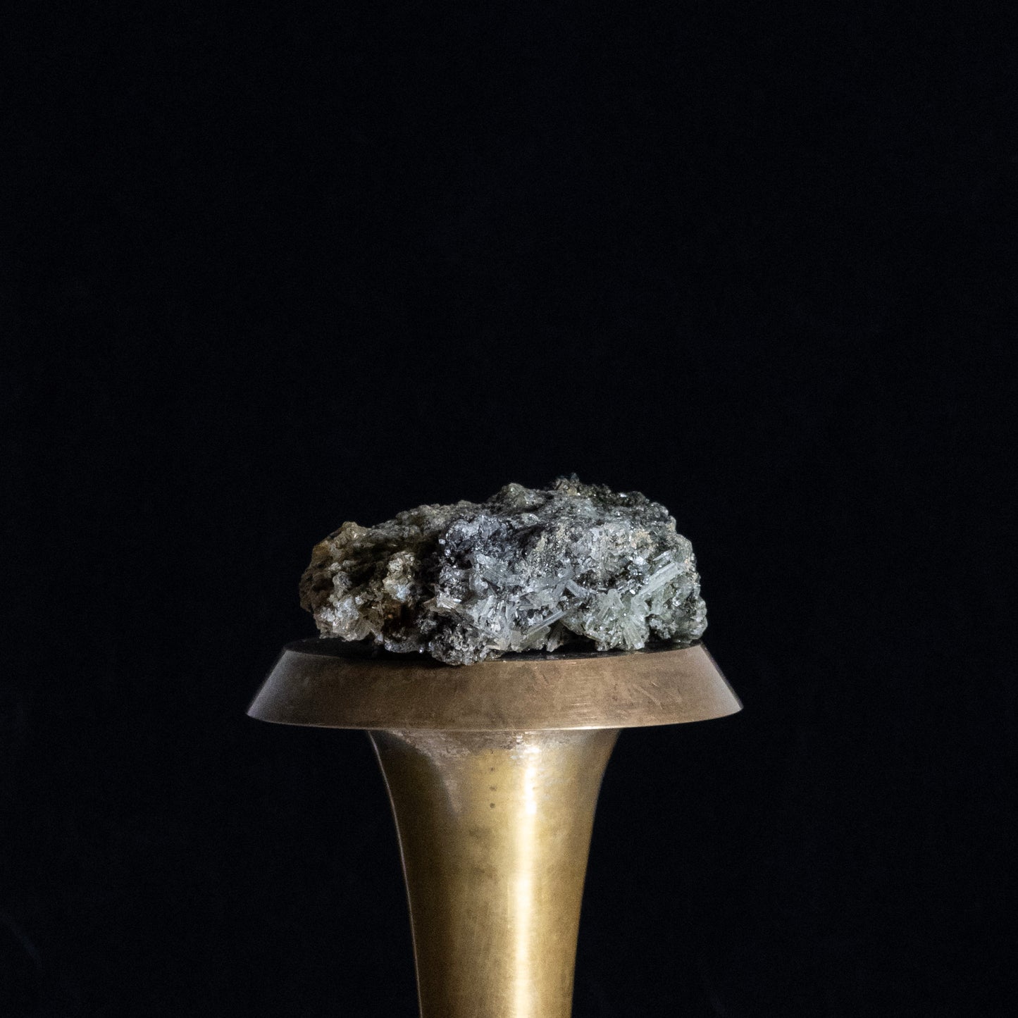 Chlorite Quartz Cluster with Epidote and Pyrite Inclusions - Balochistan, Pakistan