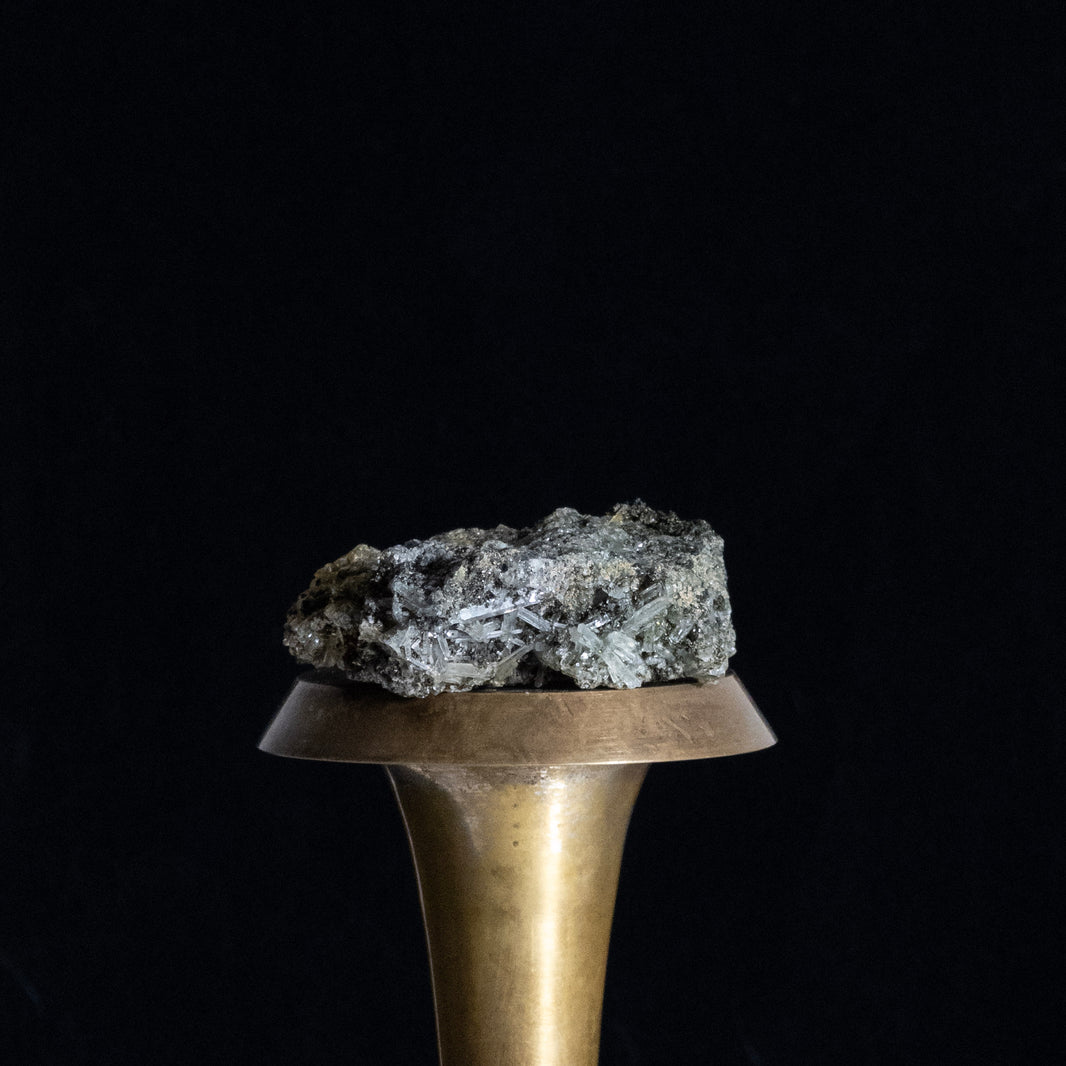 Kwarc z chlorytem, epidotem i pirytem — Beludżystan, Pakistan