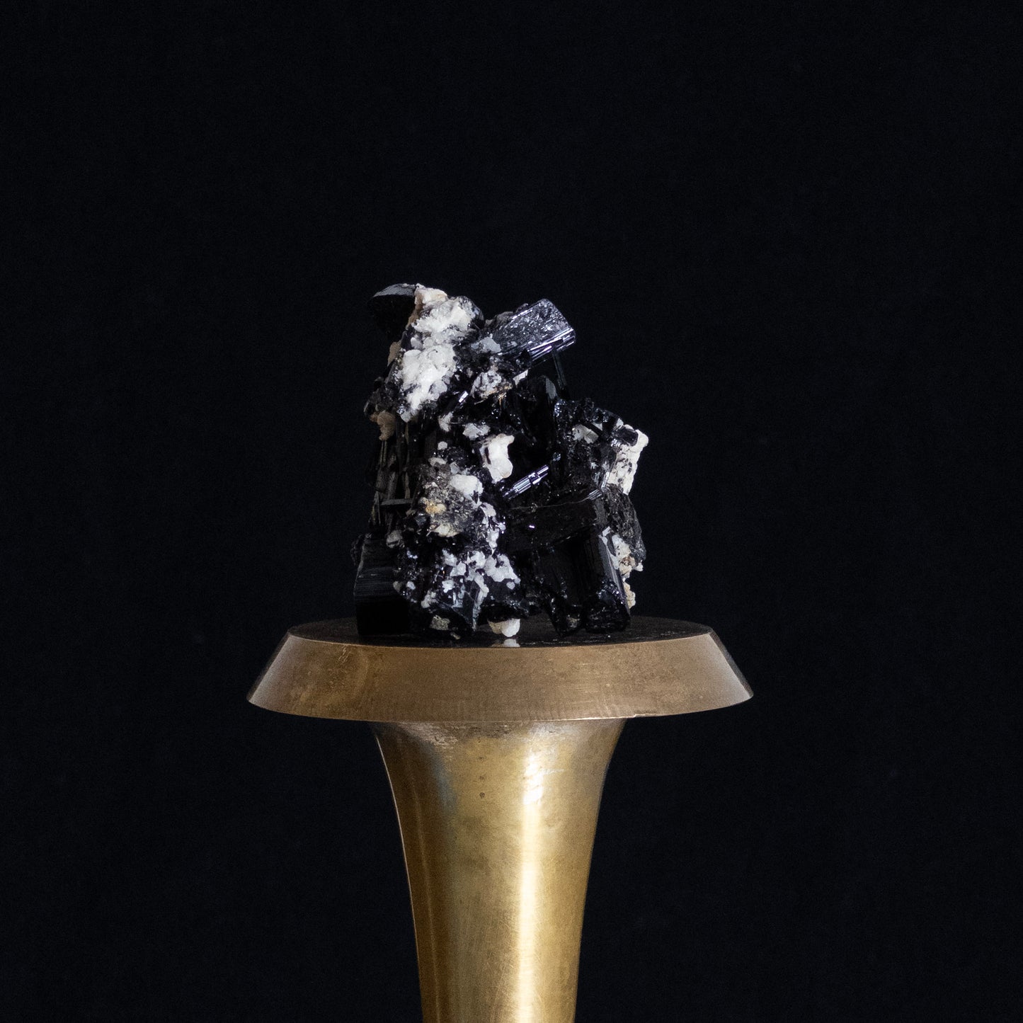 Black Tourmaline on Quartz Matrix - Skardu, Pakistan
