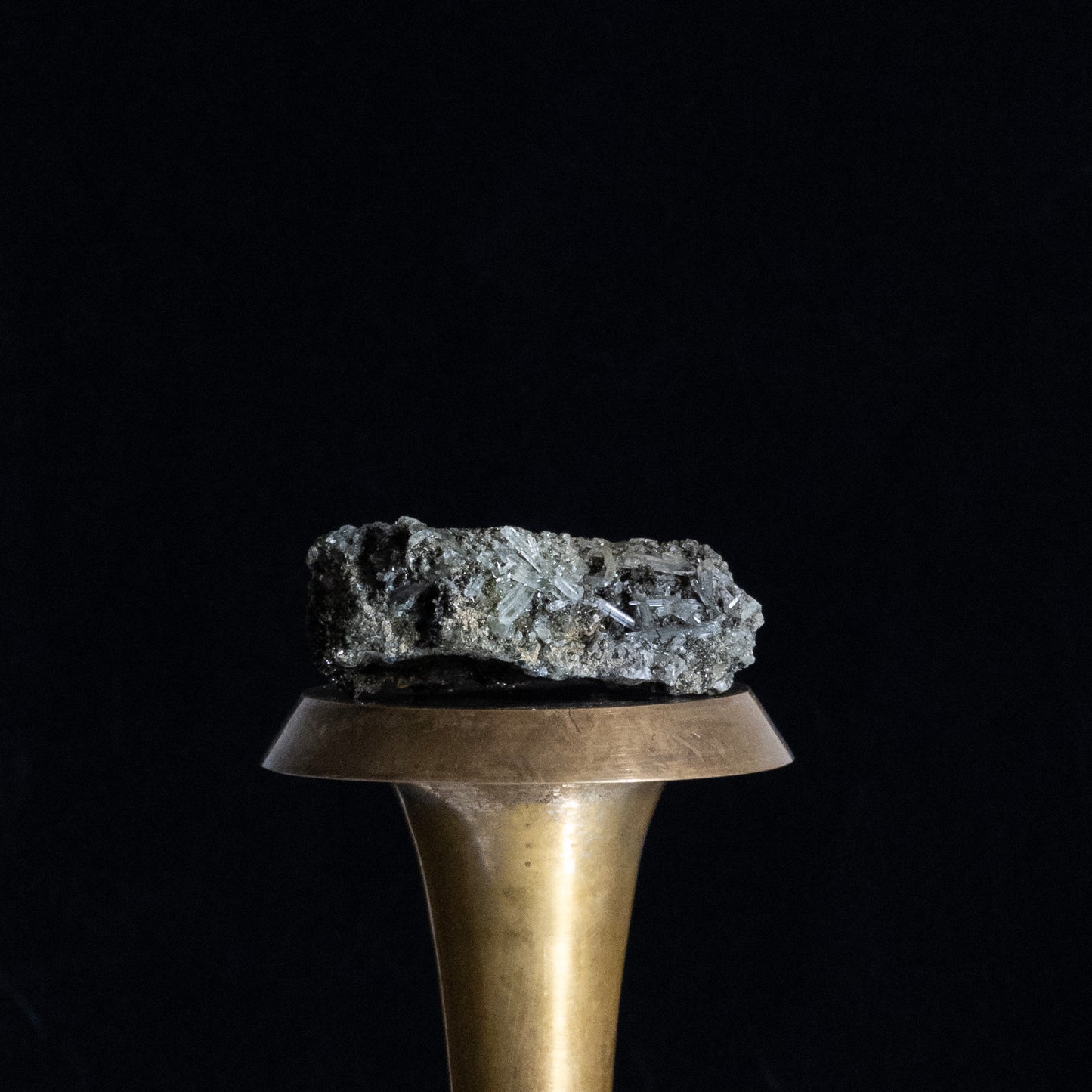Chlorite Quartz Cluster with Epidote and Pyrite Inclusions - Balochistan, Pakistan