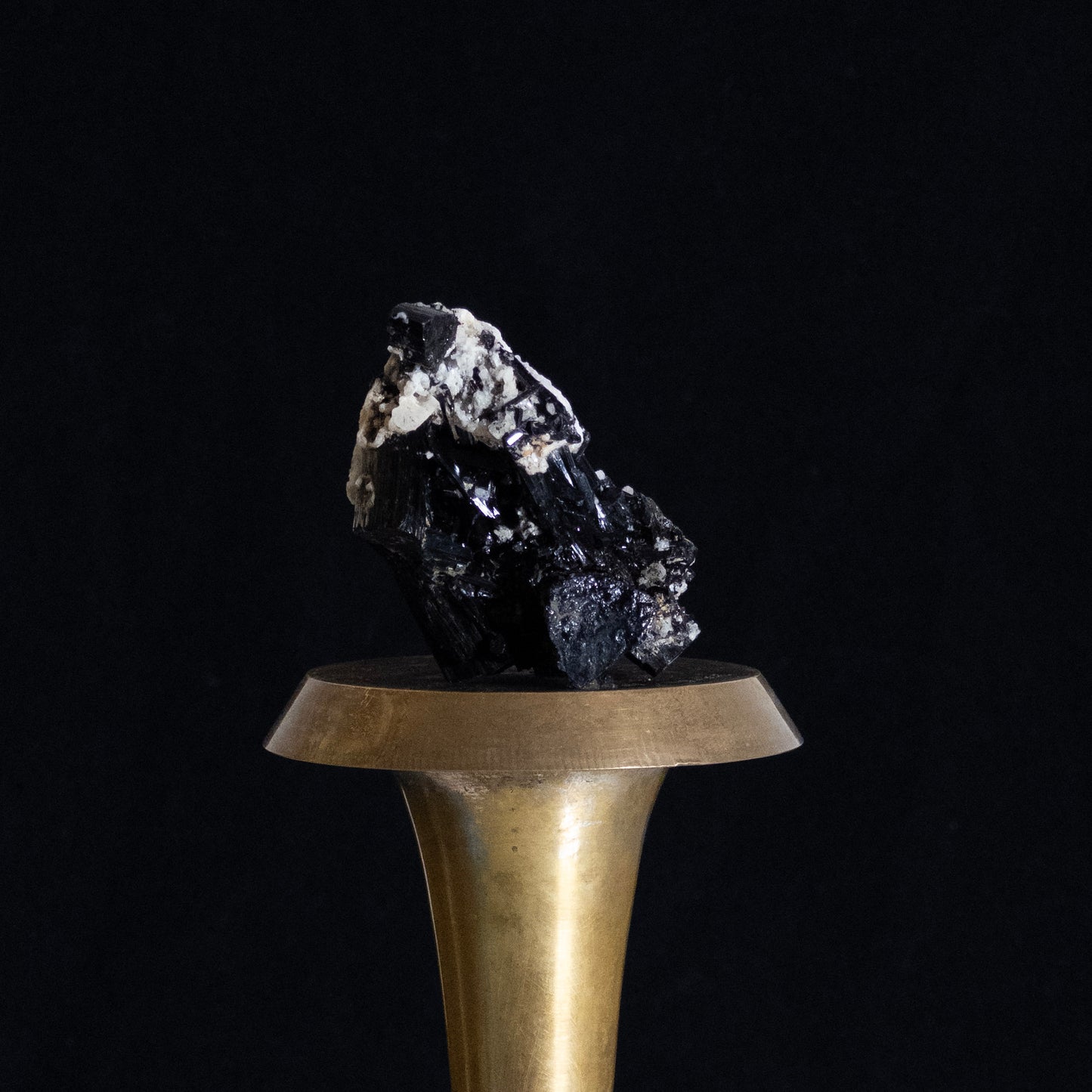 Black Tourmaline on Quartz Matrix - Skardu, Pakistan