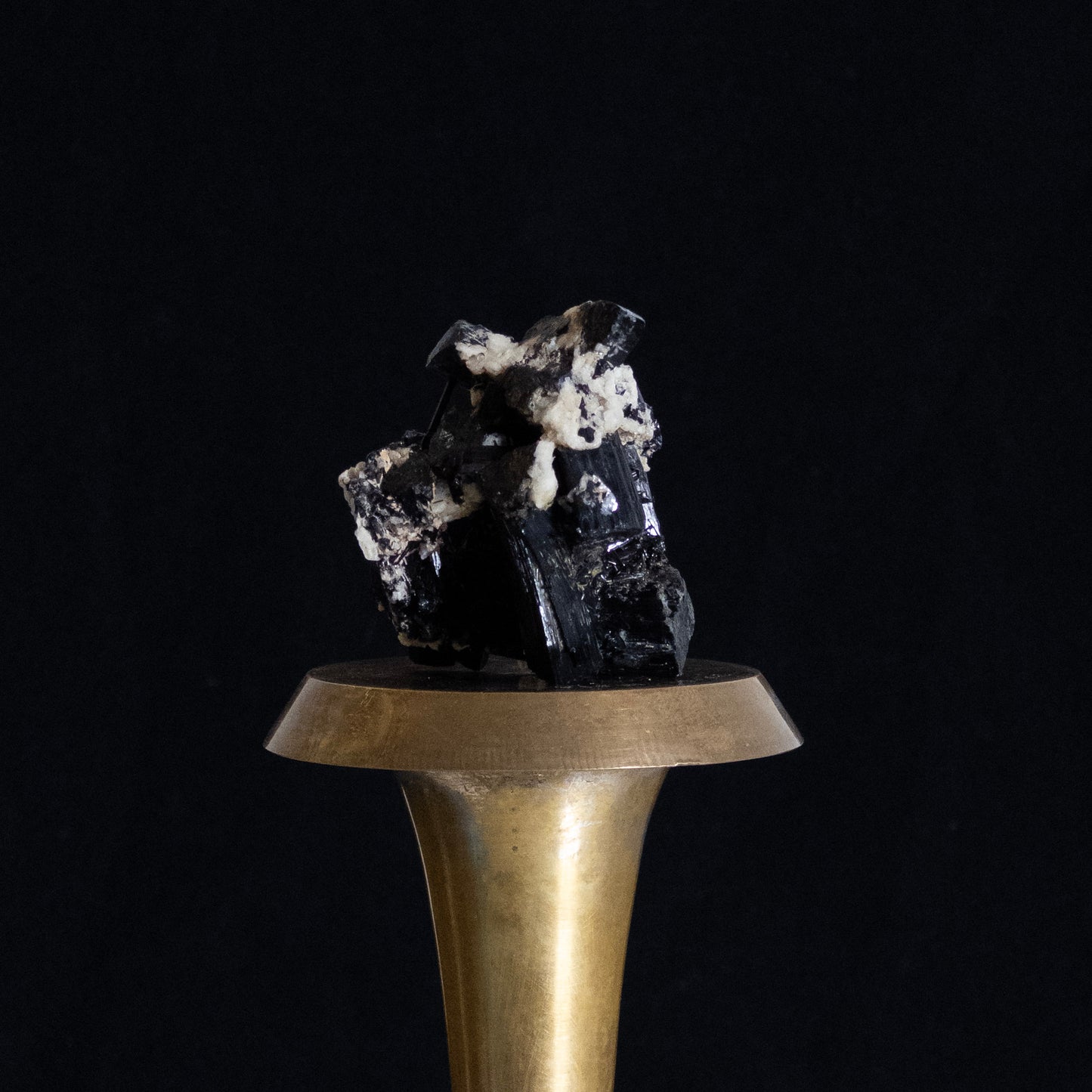 Black Tourmaline on Quartz Matrix - Skardu, Pakistan