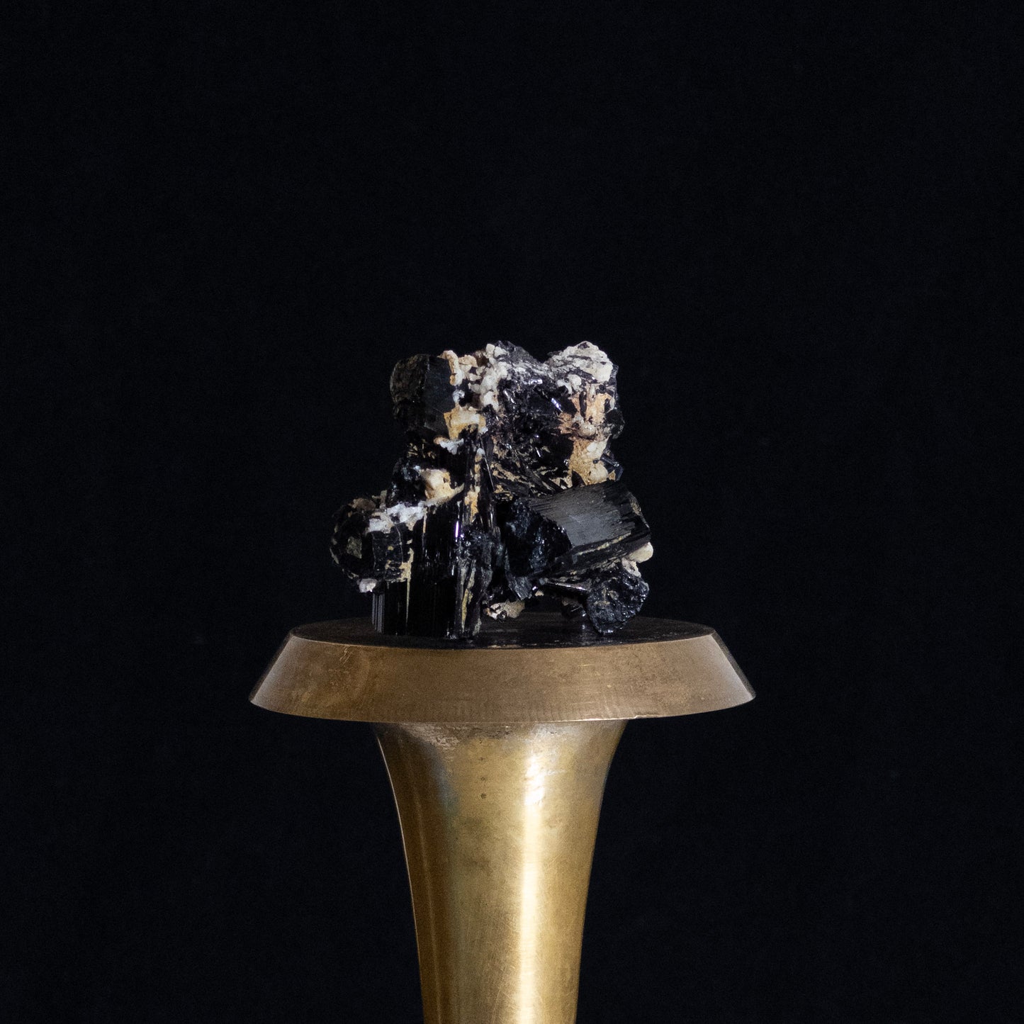Black Tourmaline on Quartz Matrix - Skardu, Pakistan