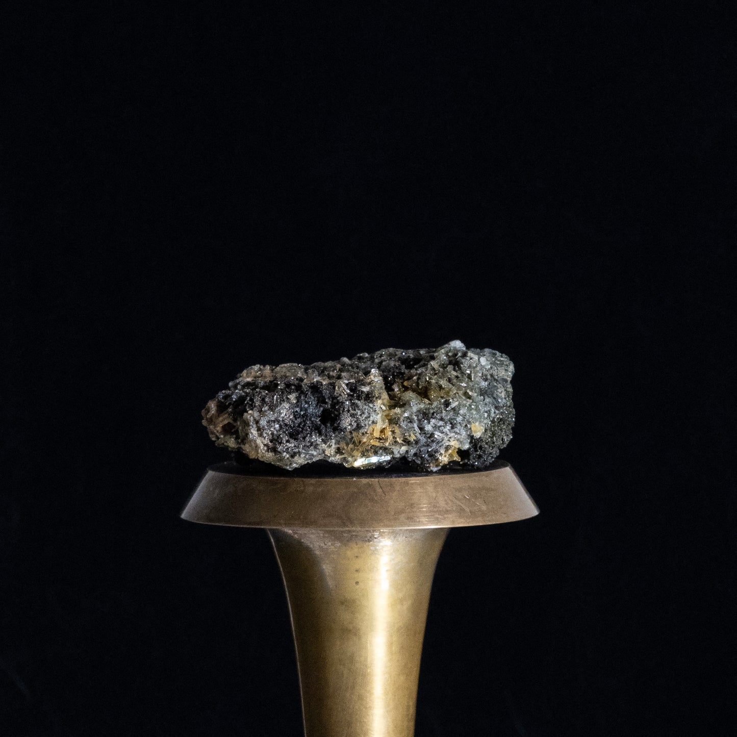 Chlorite Quartz Cluster with Epidote and Pyrite Inclusions - Balochistan, Pakistan
