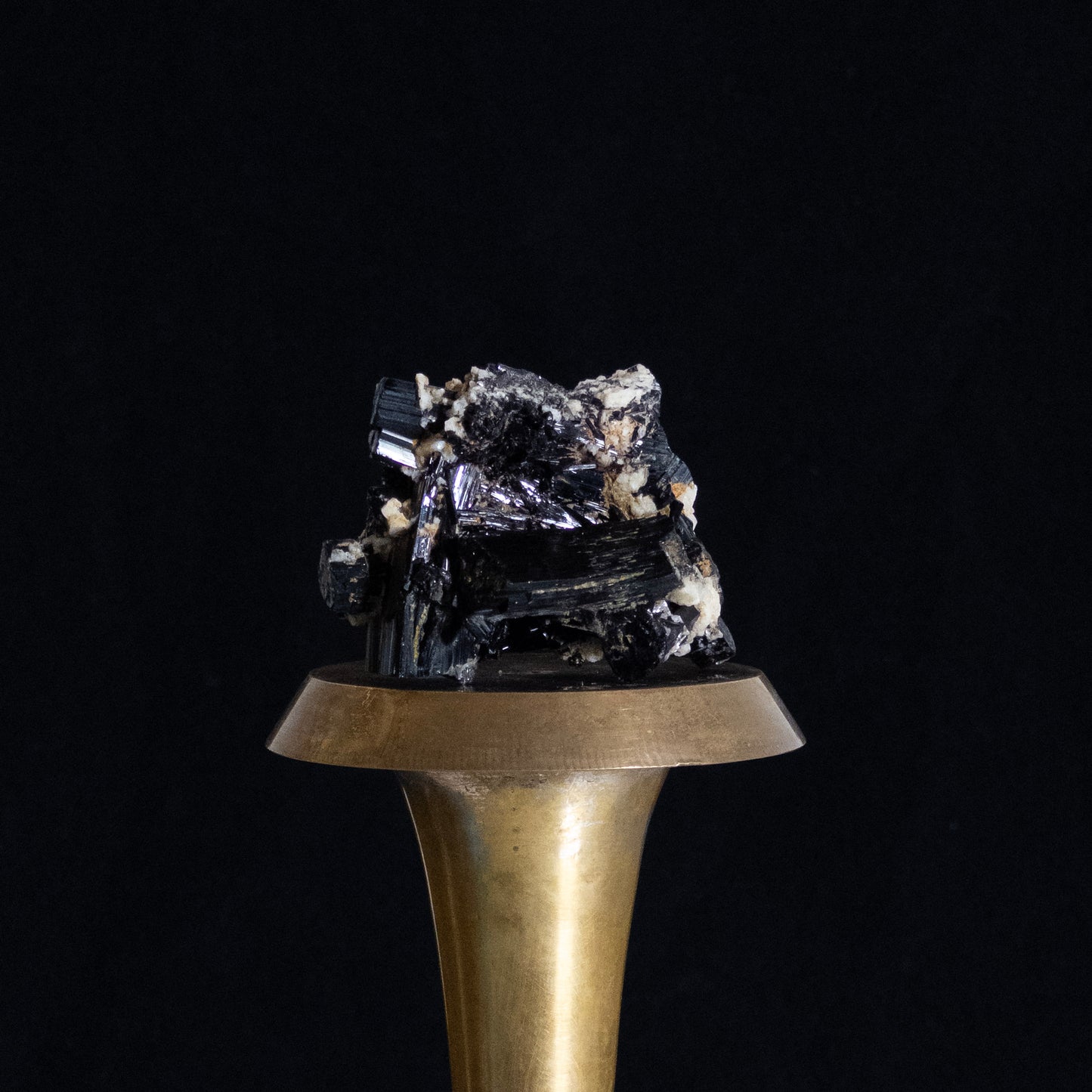 Black Tourmaline on Quartz Matrix - Skardu, Pakistan