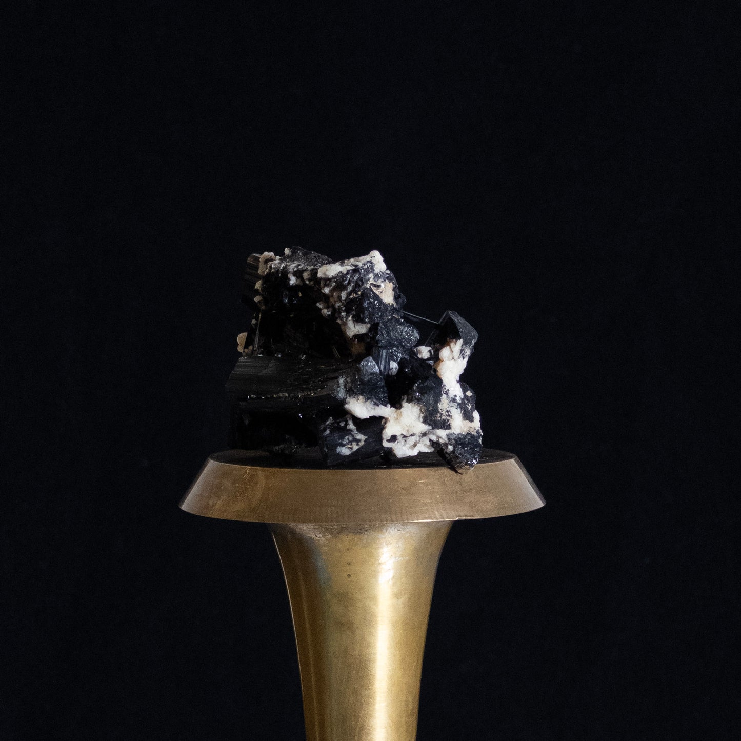 Black Tourmaline on Quartz Matrix - Skardu, Pakistan
